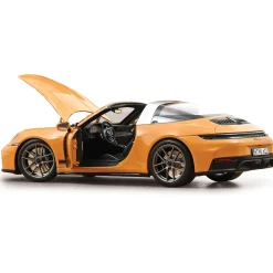 2025 Porsche 911 Targa 4 GTS - Bahama Yellow 1:18 Scale Diecast Model Car by Norev
