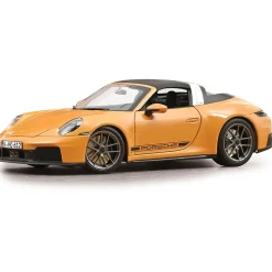 2025 Porsche 911 Targa 4 GTS - Bahama Yellow 1:18 Scale Diecast Model Car by Norev
