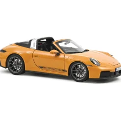 2025 Porsche 911 Targa 4 GTS - Bahama Yellow 1:18 Scale Diecast Model Car by Norev