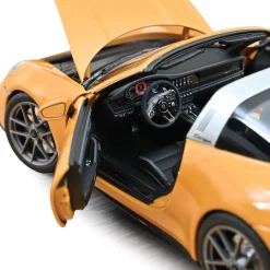 2025 Porsche 911 Targa 4 GTS - Bahama Yellow 1:18 Scale Diecast Model Car by Norev