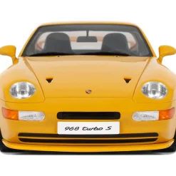 1993 Porsche 968 Turbo S - Yellow 1:18 Scale Cast Resin Model Car by GT Spirit