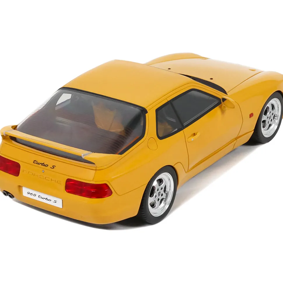1993 Porsche 968 Turbo S - Yellow 1:18 Scale Cast Resin Model Car by GT Spirit
