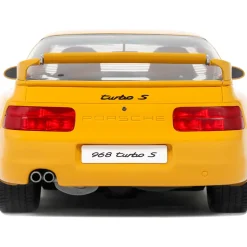 1993 Porsche 968 Turbo S - Yellow 1:18 Scale Cast Resin Model Car by GT Spirit