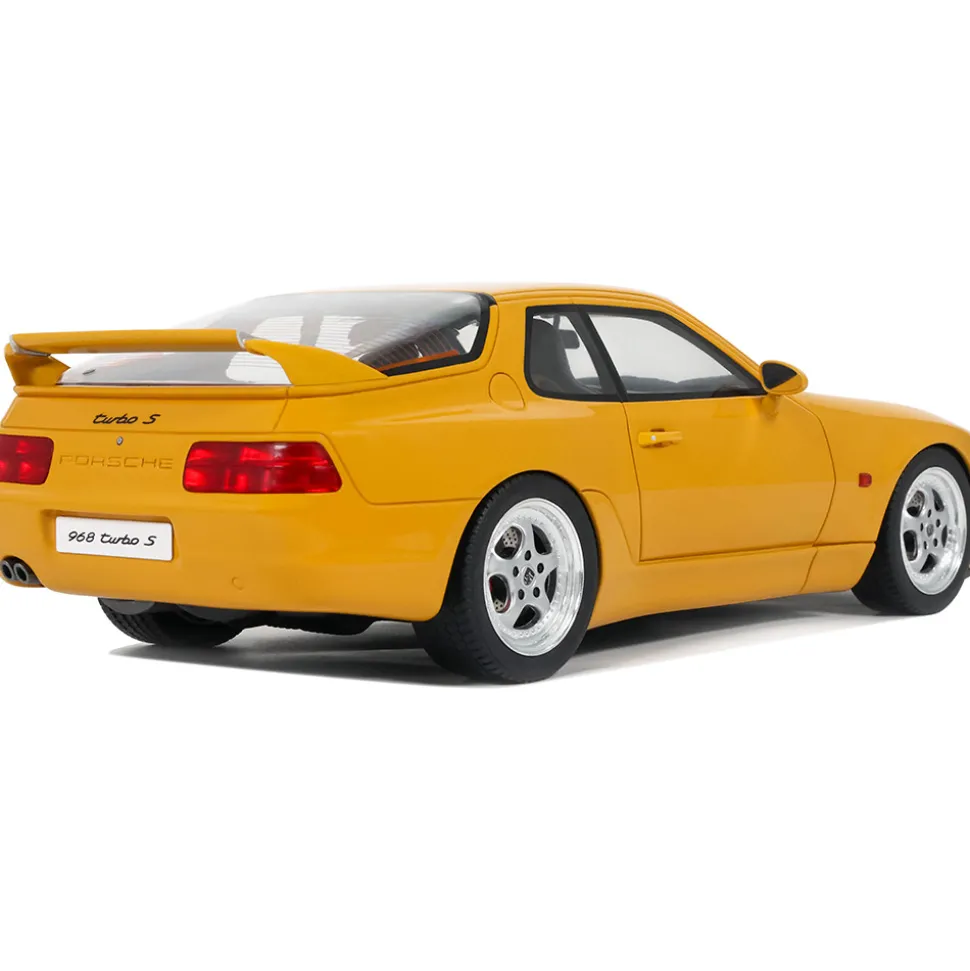 1993 Porsche 968 Turbo S - Yellow 1:18 Scale Cast Resin Model Car by GT Spirit