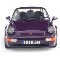 1990 Porsche 911 (964) Turbo - Violet Blue Metallic 1:18 Scale Diecast Model Car by Solido