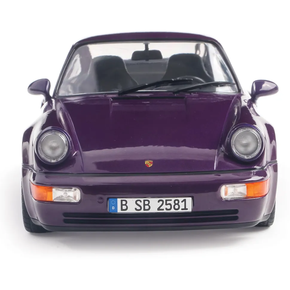 1990 Porsche 911 (964) Turbo - Violet Blue Metallic 1:18 Scale Diecast Model Car by Solido