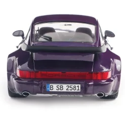 1990 Porsche 911 (964) Turbo - Violet Blue Metallic 1:18 Scale Diecast Model Car by Solido