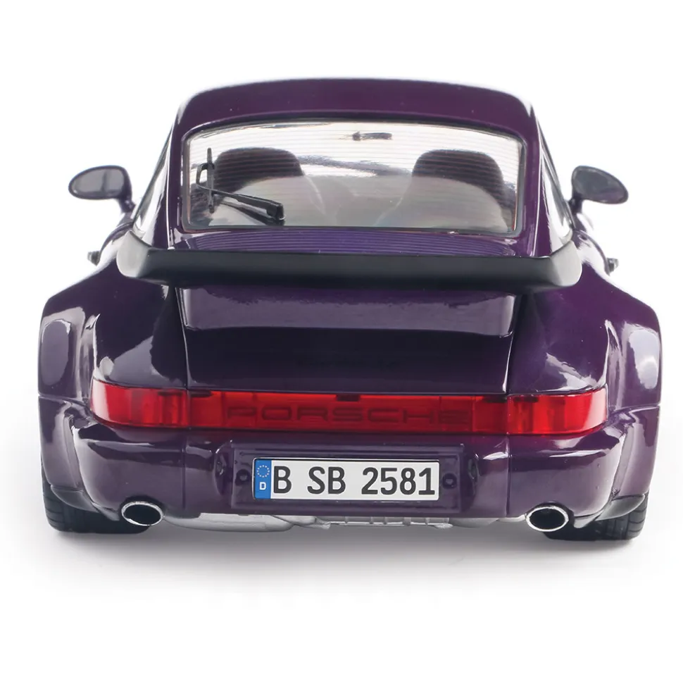 1990 Porsche 911 (964) Turbo - Violet Blue Metallic 1:18 Scale Diecast Model Car by Solido