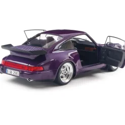 1990 Porsche 911 (964) Turbo - Violet Blue Metallic 1:18 Scale Diecast Model Car by Solido