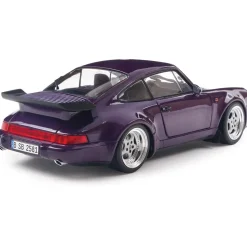 1990 Porsche 911 (964) Turbo - Violet Blue Metallic 1:18 Scale Diecast Model Car by Solido