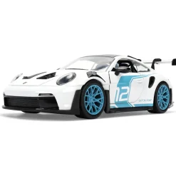 2007 Porsche 911 Turbo 997 - White #12 1:24 Scale Diecast Model Car by Jada Toys