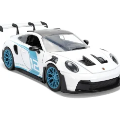 2007 Porsche 911 Turbo 997 - White #12 1:24 Scale Diecast Model Car by Jada Toys