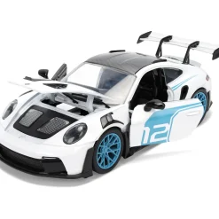 2007 Porsche 911 Turbo 997 - White #12 1:24 Scale Diecast Model Car by Jada Toys