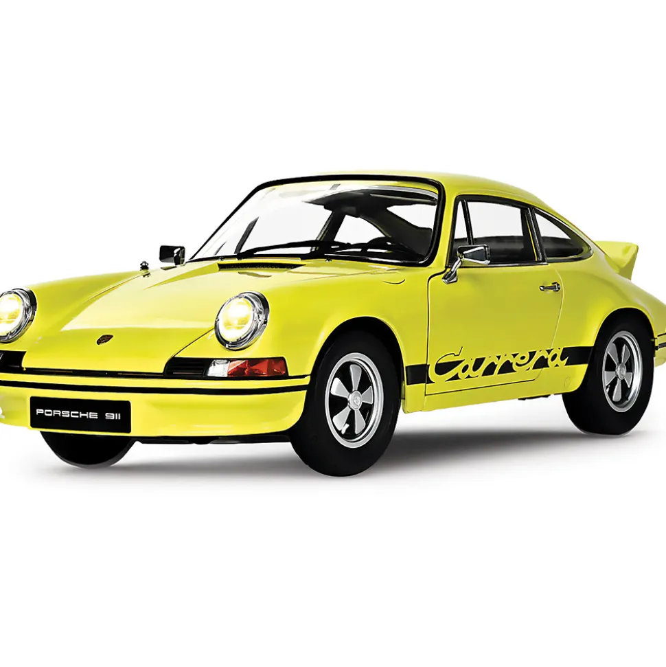 Porsche 911 - Yellow 1:8 Scale Diecast Model Car by IXO Models