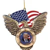 President Trump American Eagle Ornament D4802 Metal by Kurt S. Adler