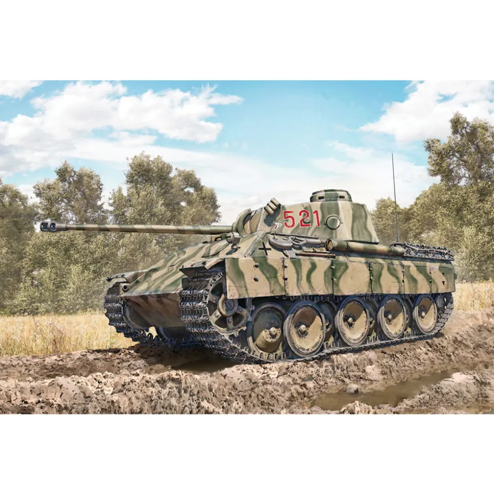 Pz.Kpfw.V Panther Ausf. D 1/35 Kit Italeri (90290) 1:35 scale Plastic by Italeri