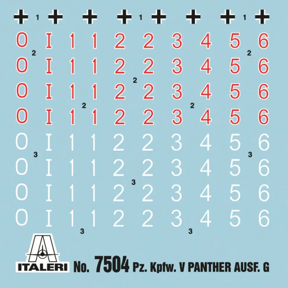 Pz.Kpfw.V Panther Ausf. G 1/72 Kits 1:72 Scale Plastic Model Kit by Italeri