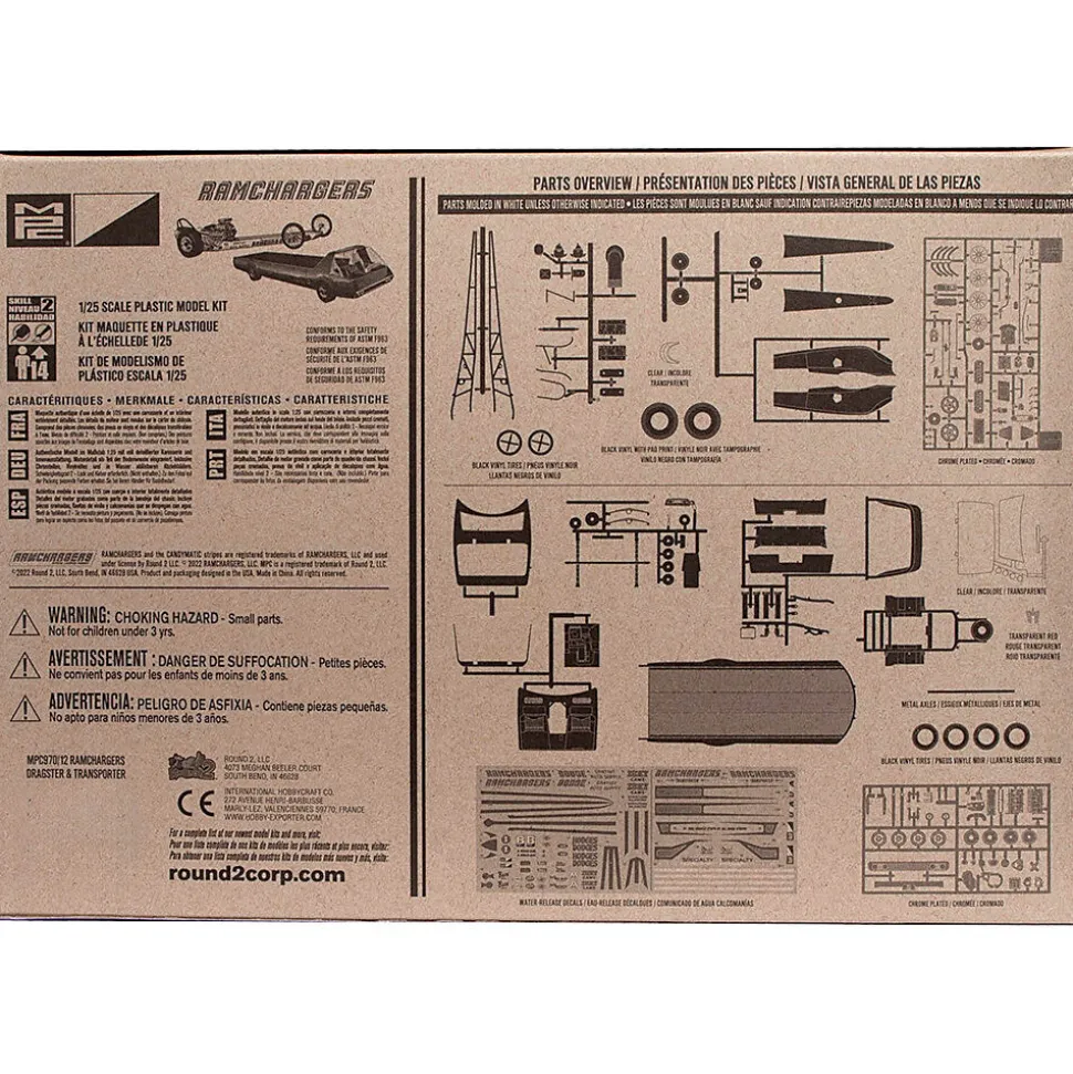 Ramchargers Dragster & Transporter Truck 1:25 Scale Plastic by MPC Models