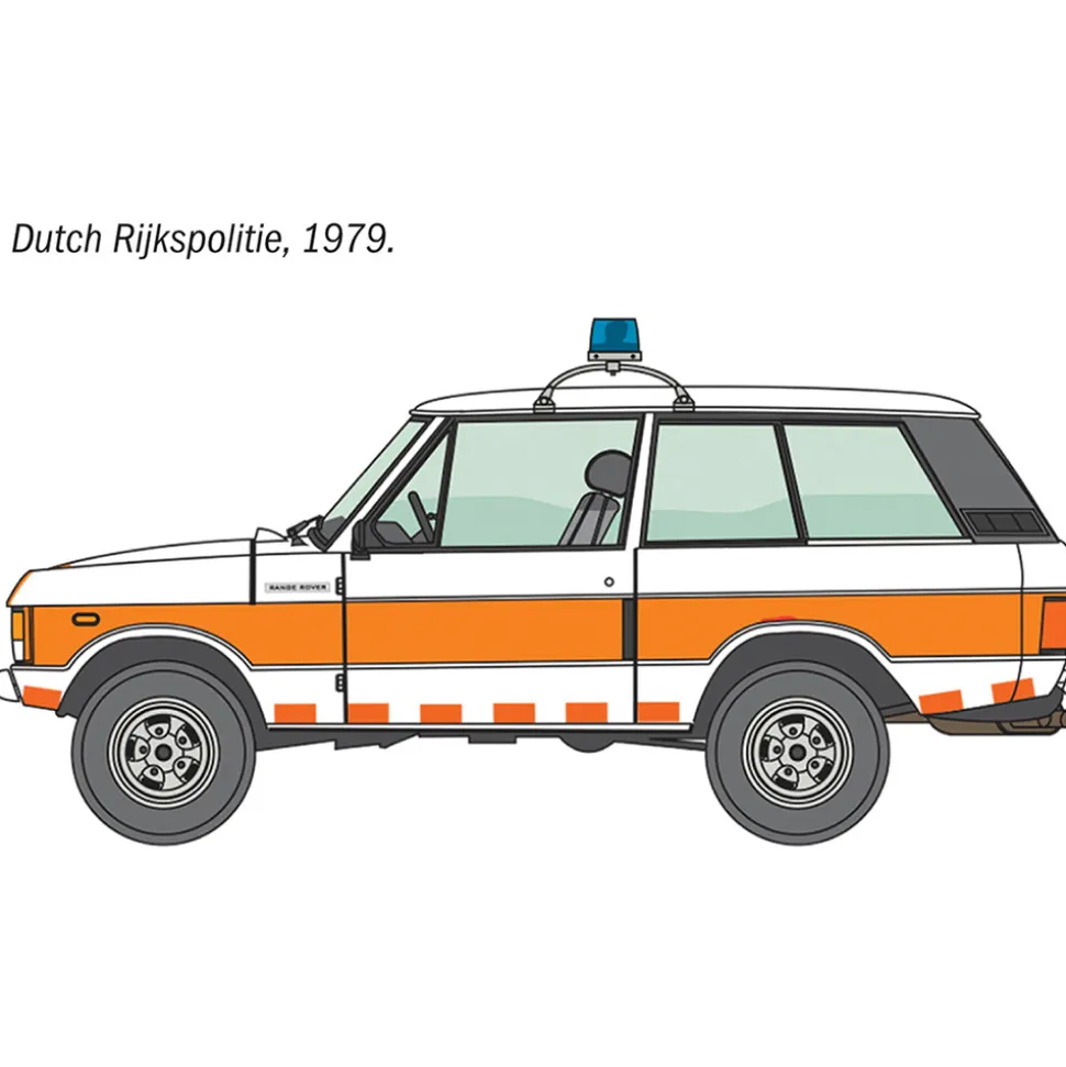 Range Rover Police 1/24 Kit Italeri (93661) 1:24 scale Plastic by Italeri