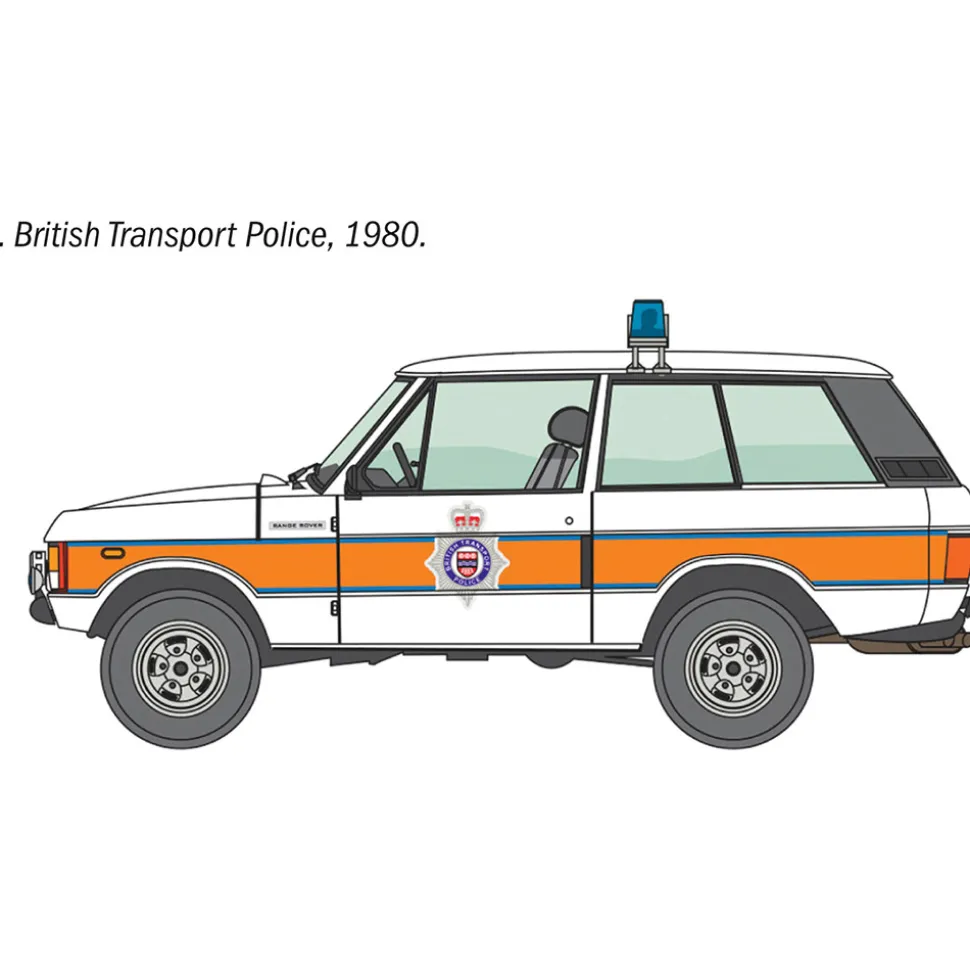 Range Rover Police 1/24 Kit Italeri (93661) 1:24 scale Plastic by Italeri