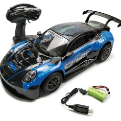 R/C 2.4 GHz Drifting Race Car with Lights 1:8 Scale Radio Control Car by New Capable