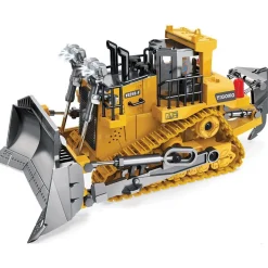 R/C 2.4 Ghz Remote Control Bulldozer w/Lights & Sound 1:24 Scale Remote Control Construction by New Capable