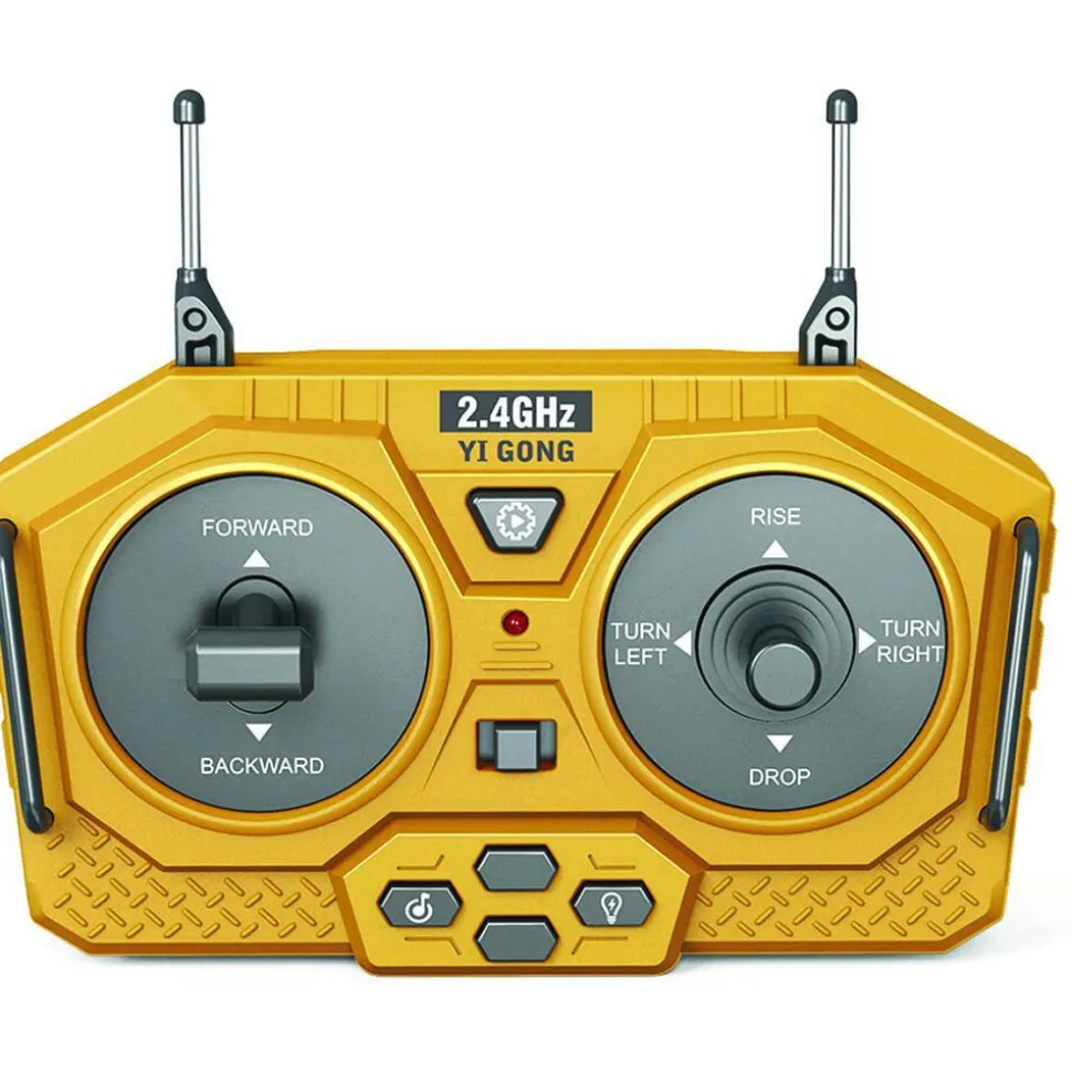 R/C 2.4 Ghz Remote Control Bulldozer w/Lights & Sound 1:24 Scale Remote Control Construction by New Capable