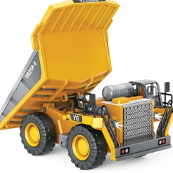 R/C 2.4 Ghz Remote Control Diecast 4x4 Mining Dump Truck 1:24 Scale Remote Control Construction by New Capable