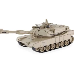 R/C 2.4 Ghz Remote Control M1 Infra Red Battle Tank w/Lights & Sound 1:28 Scale Remote Control Tank by New Capable