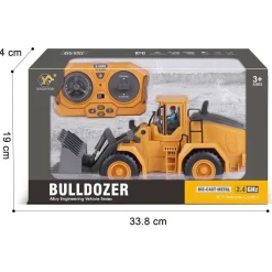 R/C 2.4 Ghz Remote Control Wheel Loader w/Lights & Sound 1:20 Scale Remote Control Construction by New Capable