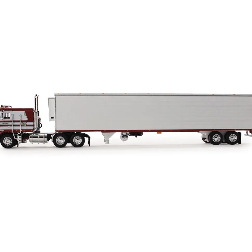 Red's Favorites - Jim Skrinar Kenworth K100 COE Flat Top & 53' Utility Reefer Trailer 1:64 Scale Diecast Model Truck by First Gear