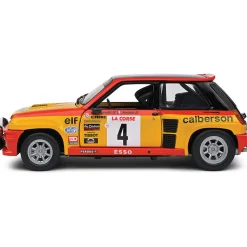 1980 Renault 5 Turbo Yellow #4 Ragnotti/Andrie Tour De Corse 1:18 Scale Diecast Model Car by Solido