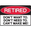 Retired Metal Sign SMR2 Embossed Aluminum by Signs 4 Fun