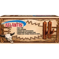 Rifle Rack Wall Mount for Atlantis Kits 1:1 scale Plastic by Atlantis Models