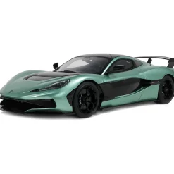 2024 Rimac Nevera R - R-Green 1:18 Scale Cast Resin Model Car by GT Spirit