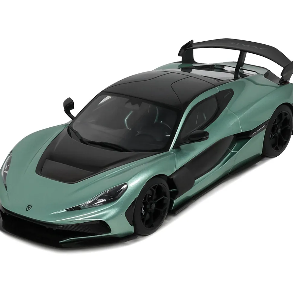 2024 Rimac Nevera R - R-Green 1:18 Scale Cast Resin Model Car by GT Spirit