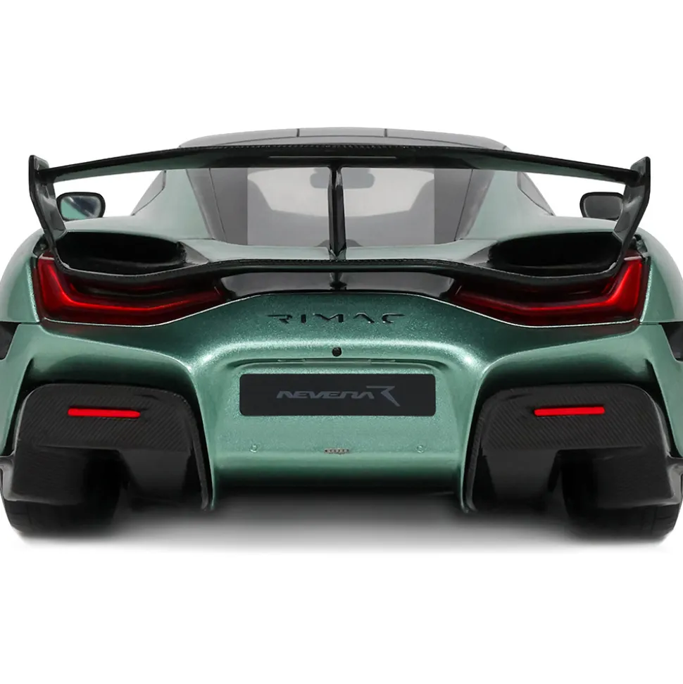 2024 Rimac Nevera R - R-Green 1:18 Scale Cast Resin Model Car by GT Spirit