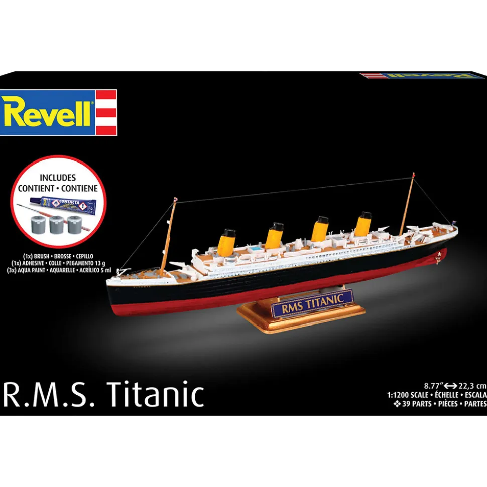 R.M.S. Titanic Complete Model Kit 1:1200 Scale Plastic Model Kit by Revell