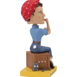 Rosie the Riveter Bobblehead RB10662 heavyweight polyresin by Royal Bobbles