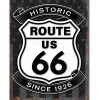 Route 66 Since 1926 Sign Metal Sign by Desperate Enterprises