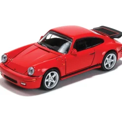 1987 RUF CTR Porsche Yellowbird - Guards Red 1:64 Scale Diecast Model Car by Paragon Models