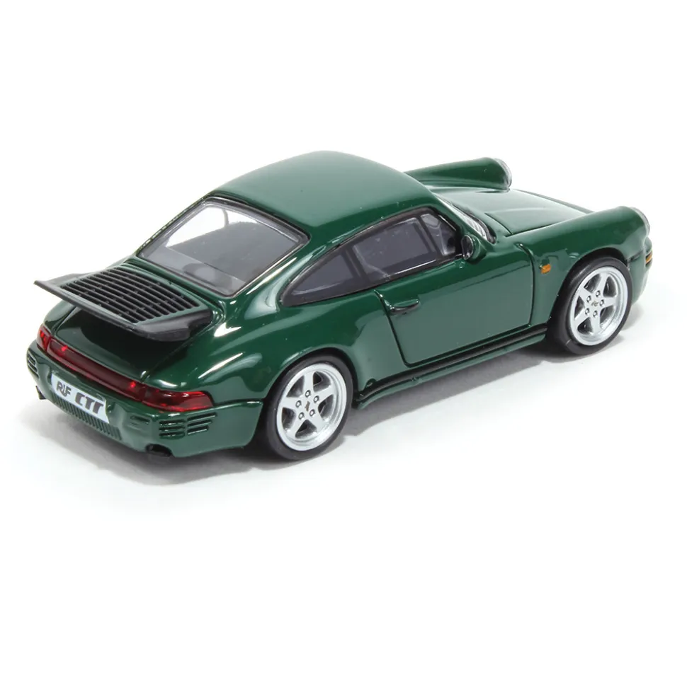 1987 RUF CTR Porsche Yellowbird - Irish Green 1:64 Scale Diecast Model Car by Paragon Models