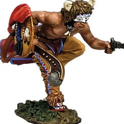 Running Buffalo with Pistol 1/30 Figure 1:30 scale by King and Country