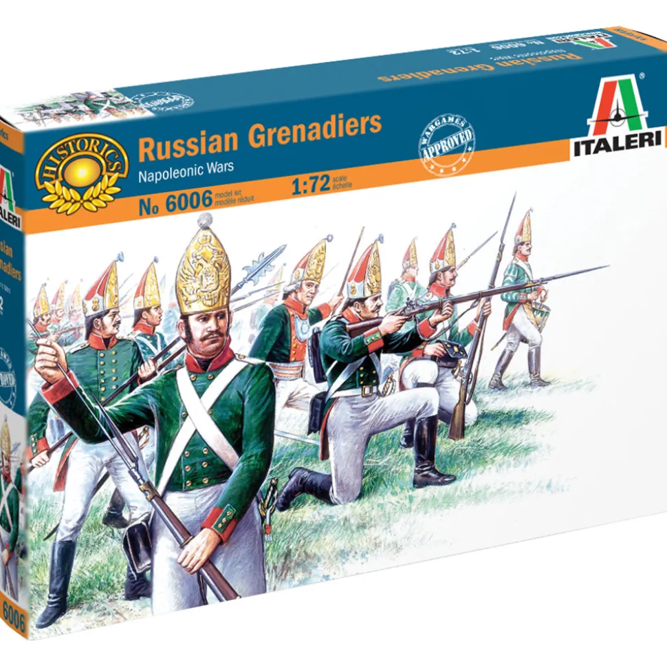 Russian Grenadiers 1/72 Plastic Figures 1:72 scale Plastic by Italeri