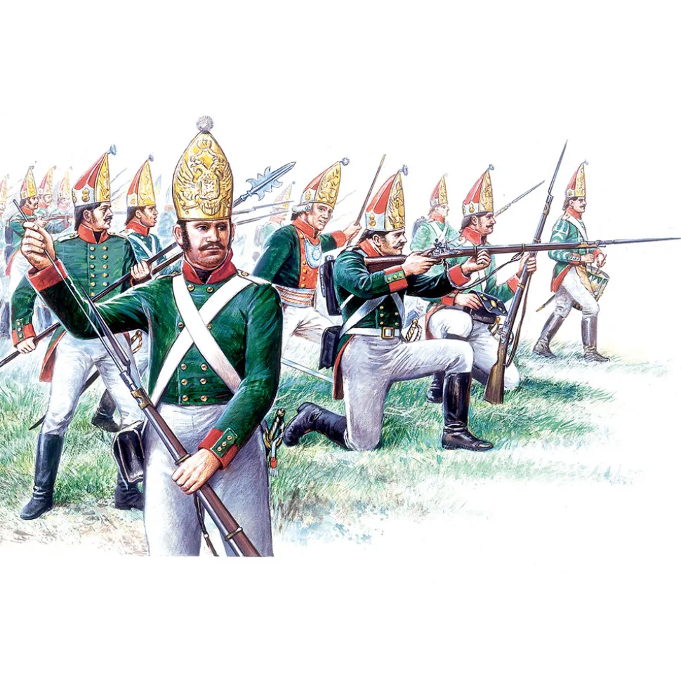 Russian Grenadiers 1/72 Plastic Figures 1:72 scale Plastic by Italeri