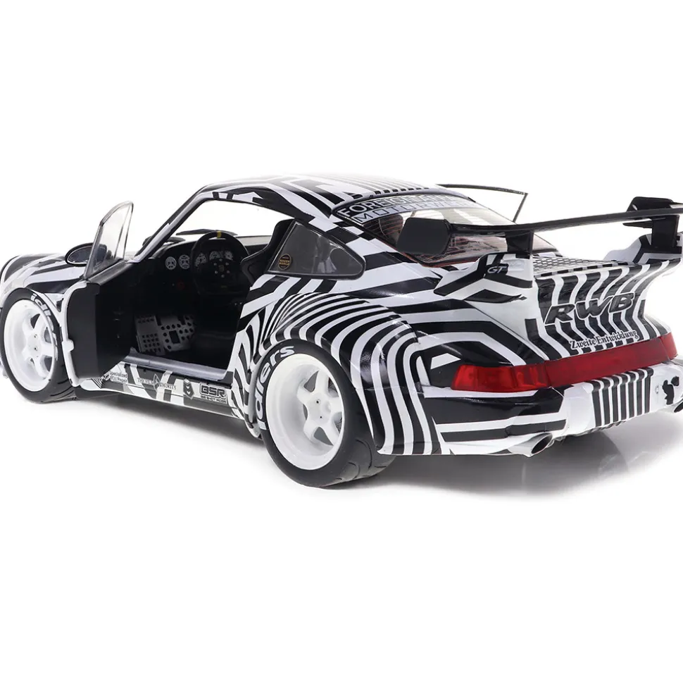 2022 RWB Body kit "The Zebra" - Camouflage 1:18 Scale Diecast Model Car by Solido