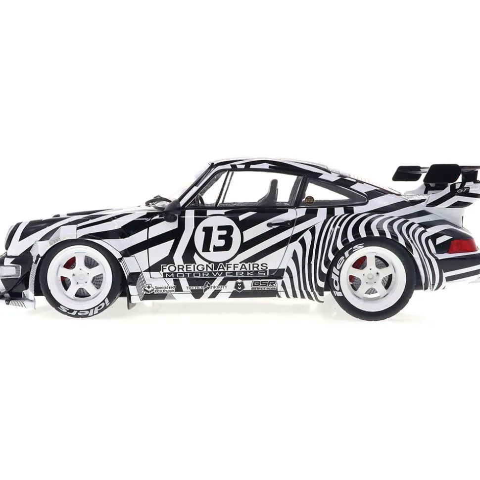 2022 RWB Body kit "The Zebra" - Camouflage 1:18 Scale Diecast Model Car by Solido