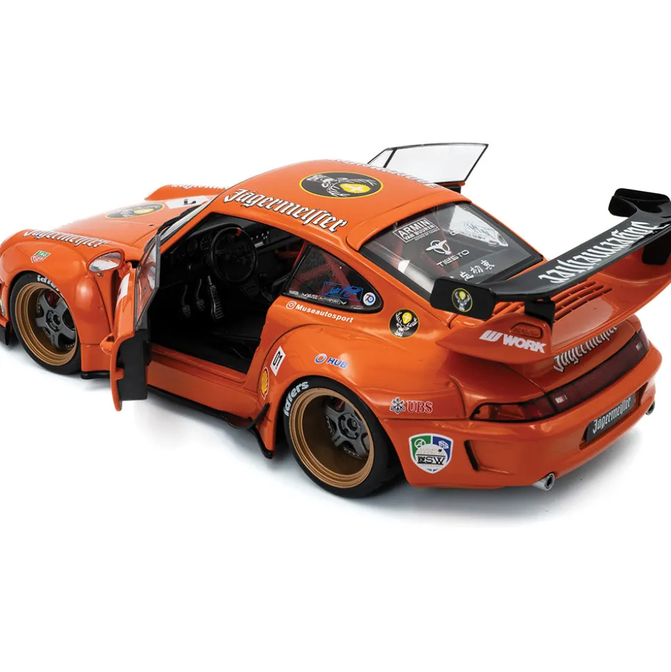 2020 RWB Porsche Bodykit - Orange 1:18 Scale Diecast Model Car by Solido
