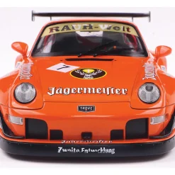 2020 RWB Porsche Bodykit - Orange 1:18 Scale Diecast Model Car by Solido