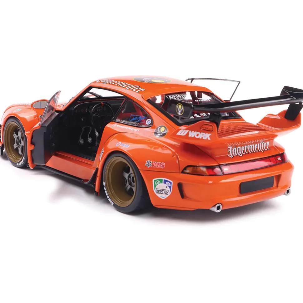 2020 RWB Porsche Bodykit - Orange 1:18 Scale Diecast Model Car by Solido
